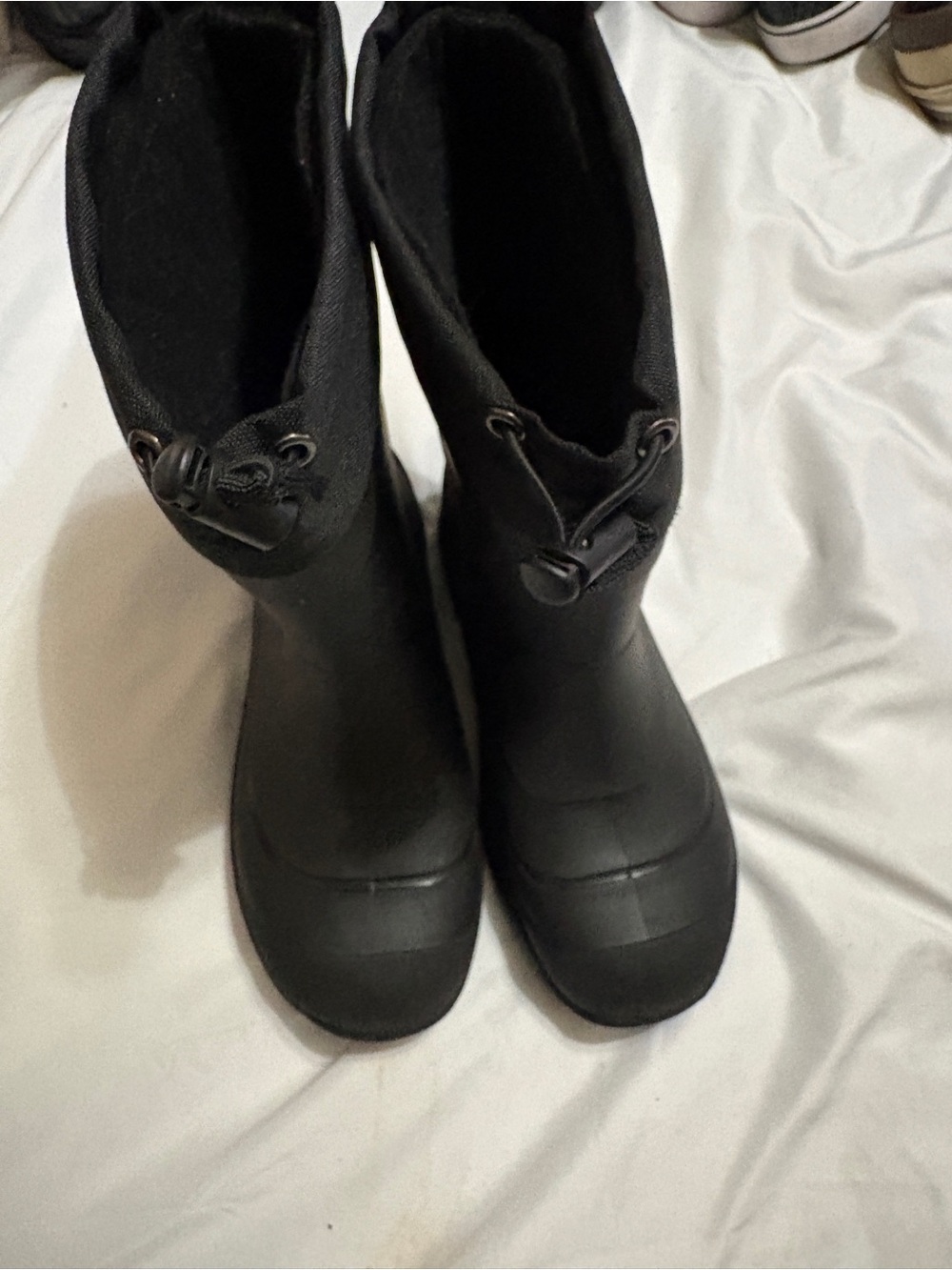 Kamik Black Women's Insulated Waterproof Winter Rain Boots